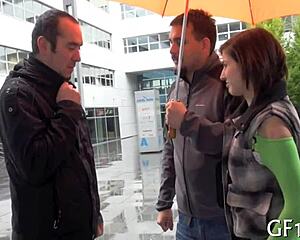 Boyfriend sells his sweet-looking legal age teen 18+ager