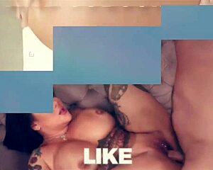 Hey, watch Blake Blossom deepthroat Lucas Frost's monster cock in lingerie!