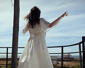 nicole winter, russian beauty with natural tits, strips solo