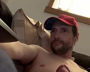 i'm stroking my monster cock hard in this homemade solo update infamous1182