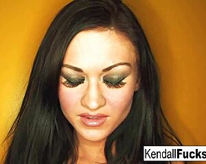 kendall karson teases her sexy ass and pussy with that stock fetish vibe... damn