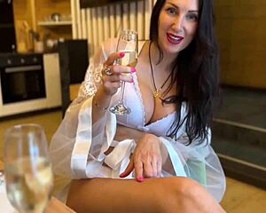 stepson CUMS IN PUSSY after stepmom's dirty seduction