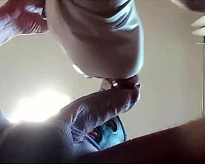 Naked Milf in Pantyhose and Heels Swallows Deepthroat Blowjob Cum