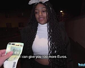 public agent can't resist big brazilian tits and ass pounding me hard outdoors pov style