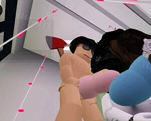 big titted goth slut takes huge cocks in wild threesome facial cumshot at parents house