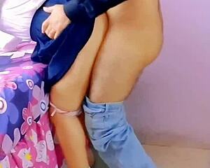 Stepsister vacations without school fucks begs brother for hard dick pounding