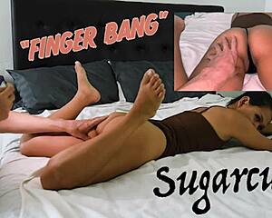 An older guy massages a petite young Asian girl's body leading to kinky rough play