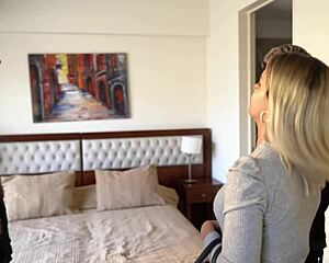 rough anal creampie in big ass blonde's round hole