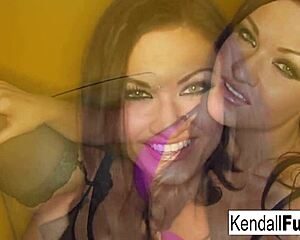 kendall karson teases her sexy ass and pussy with that stock fetish vibe... damn