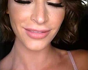 Skinny Brunette Emma Hix Moans in Oiled Massage Turning to Rough Cowgirl Ride