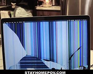 Pounding Fat Ass Stepsis After Prank in Quarantine!