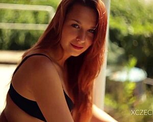 Enticing 18+ Teen Legs Spread in Solo Tease Play