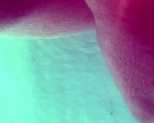 blonde teen shaves pussy for underwater creampie then takes dildo deep close-up