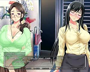 Big boobed milf mifuyu masturbates squirts creampie orgasm in hentai family route 8