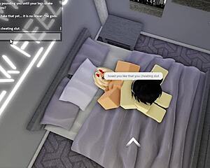 craving that thrill while he's gone she spreads wide for secret rails