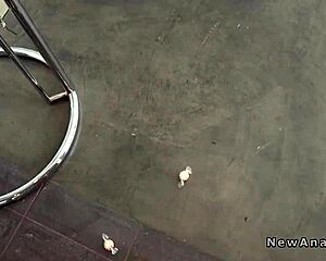 couple's sweet girlfriend takes huge cock anal doggystyle bang