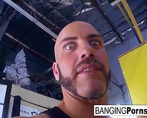 pornstars hook up just for kicks until he unloads right inside her