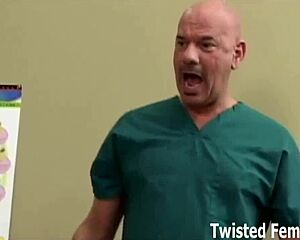 pathetic bound men disgust me in this femdom bondage session