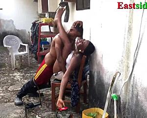 my landlord's daughter begs for big black cock pounding her outdoors in the ghetto