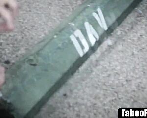 that fake instructor grabs the blonde teen outdoors and fucks her pussy rough after deepthroat