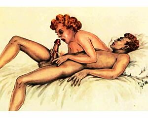 vintage erotic drawings of hairy beavers