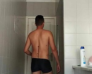 mmm delicious guy sippin drinks while i shave his throbbing monster cock yumm