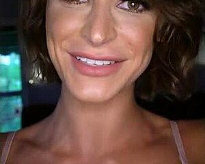 Skinny Brunette Emma Hix Moans in Oiled Massage Turning to Rough Cowgirl Ride