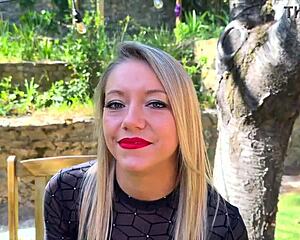 Beautiful Ashley Deepthroats Swallows Husband's Huge Cock Cum