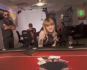 hey shemale grabs croupier cock and sucks it rough before riding anal pov hardcore