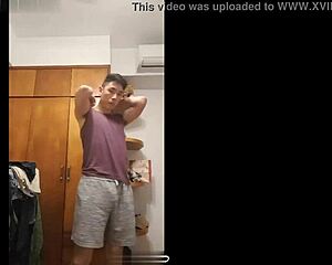 hey check out this solo masturbation session on webcam