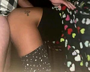 Watch my wet pussy wife bent over sucking big cock in public outdoor quickie pov!