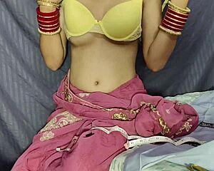 Hot Indian Tailor Bhabhi Takes Big Cock Deep In Pussy And Ass From Customer