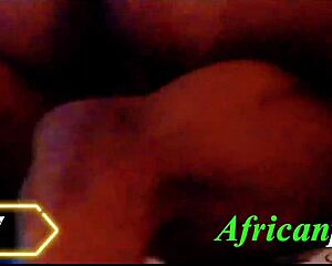 Ebony teen bends over hairy pussy takes massive black cock doggystyle missionary wet hardcore pounding