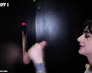 how many loads can this teen swallow from gloryhole cocks?