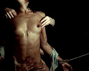 hands weave squirting darkness in brunette's twisted fantasy world