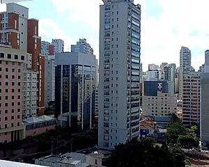 Ebony Poolside Seduction Nearly Drowns in Blowjob and Pussy Ride