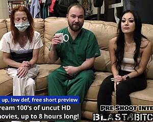 blaire celeste luvs suckin patient cock in nurse gloves then pussy gets blasted cum backstage hospital