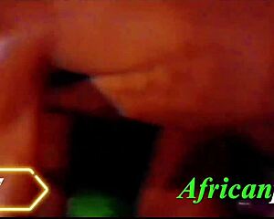 Ebony teen bends over hairy pussy takes massive black cock doggystyle missionary wet hardcore pounding