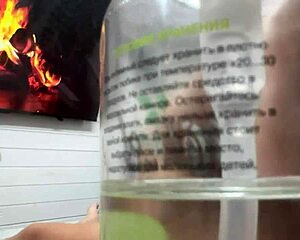 hey i set up camera for sheer misssvikki sexy teen fun while home empty