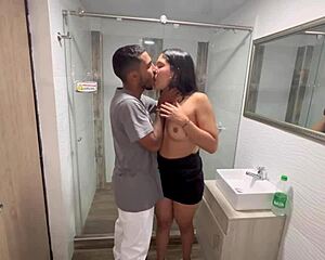 we fucked quick in the toilet before parents came