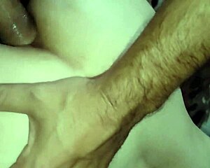 One bitch rims the other's ass close-up before big cock pov pounding