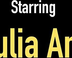 Julia Ann fingers solo boobs bouncing huge