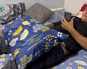 innocent cousin catches me watching porn and i convince her to fuck me hard