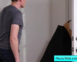 busty blonde rory knox delivers intense wet nuru sex massage to lucas ayres