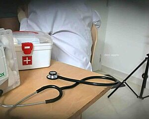 doctor sneaks blowjob on patient cock in clinic secretly shh dont tell!!