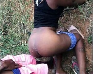 our juicy ebony ass takes multiple dripping creampies cumshots on face and clothes ripped off