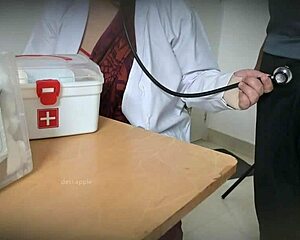 doctor sneaks blowjob on patient cock in clinic secretly shh dont tell!!