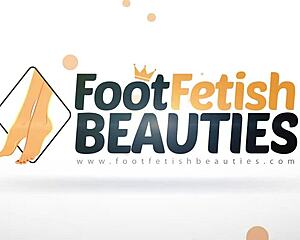 barefoot redhead shoves her panties and soft feet right up close to your face