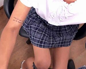 tutor sneaks in and fucks me hard right in the classroom daddy 😈📚💦