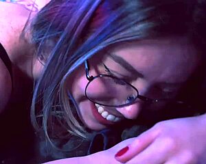 dominant bisexual latina goddess chokes gags redhead slut on deepthroat feet toes